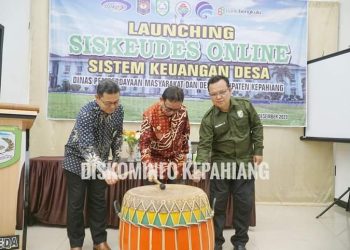 Bupati Melaunching Siskeudes Online