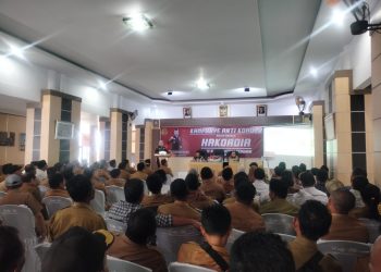 Memperingati Hari Anti Korupsi Sedunia, Kejari Kepahiang Gelar Kampanye Anti Korupsi Bersama Seluruh Kades