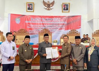 Rapat Paripurna, Usulan Pemberhentian Dengan Hormat Bupati Dan Wakil Bupati Periode 2021-2024