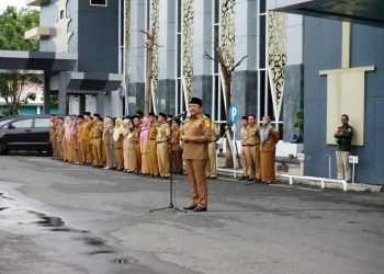 Wagub Bengkulu Pimpin Apel Bersama Perdana
