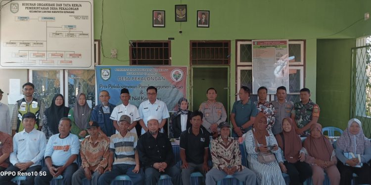 Pemdes Pekalongan Laksanakan Kegiatan Pra Pelaksanaan Pembangunan dan Titik Nol Kegiatan Anggaran Tahun 2025