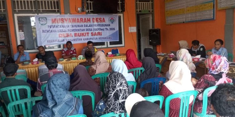 Pemdes Bukit Sari Gelar RKPDes Tahun Anggaran 2026