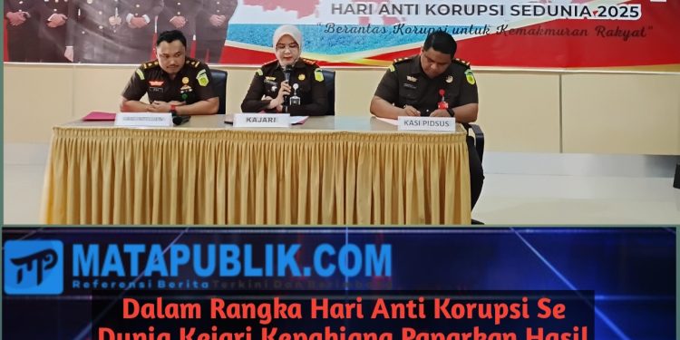 Peringati Hari Anti Korupsi Sedunia, Kejari Kepahiang Paparkan Hasil Penanganan Kasus Korupsi Tahun 2025