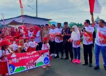 Dikbud Kepahiang Gelar Karnaval TK-PAUD Semarakan HUT RI Ke-80